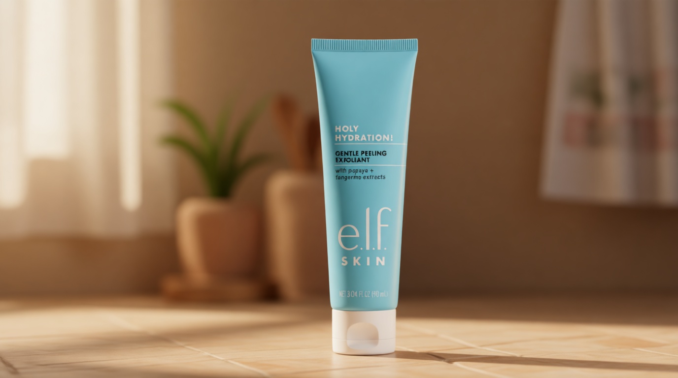 e.l.f. SKIN Gentle Peeling Exfoliant, Cleanser, Effective, Easy to Apply, Peels Away Dead Skin, Removes Dirt, Ideal for All Skin Types
