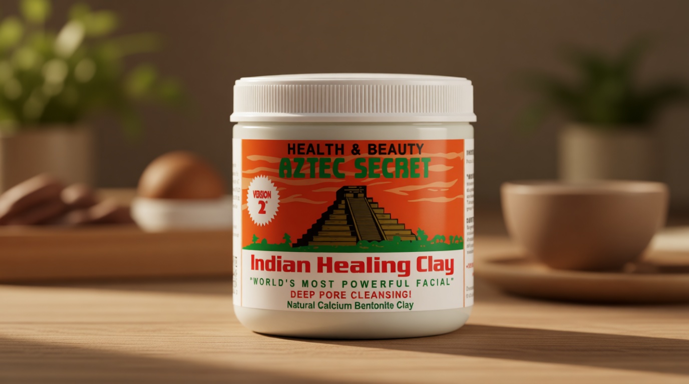 Aztec Secret– Indian Healing Clay 16 Oz – Deep Pore Cleansing Facial & Body Mask – The Original 100% Natural Calcium Bentonite Clay – New Version 2