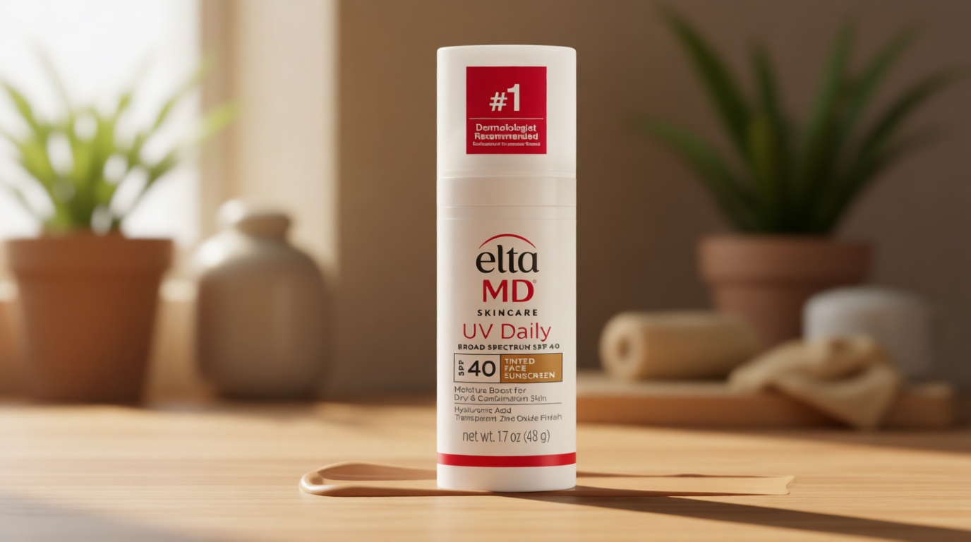 EltaMD UV Daily Face Sunscreen with Transparent Zinc Oxide and Hyaluronic Acid, Moisturizes and Protects, Great for Dry, Combination, and Normal Skin