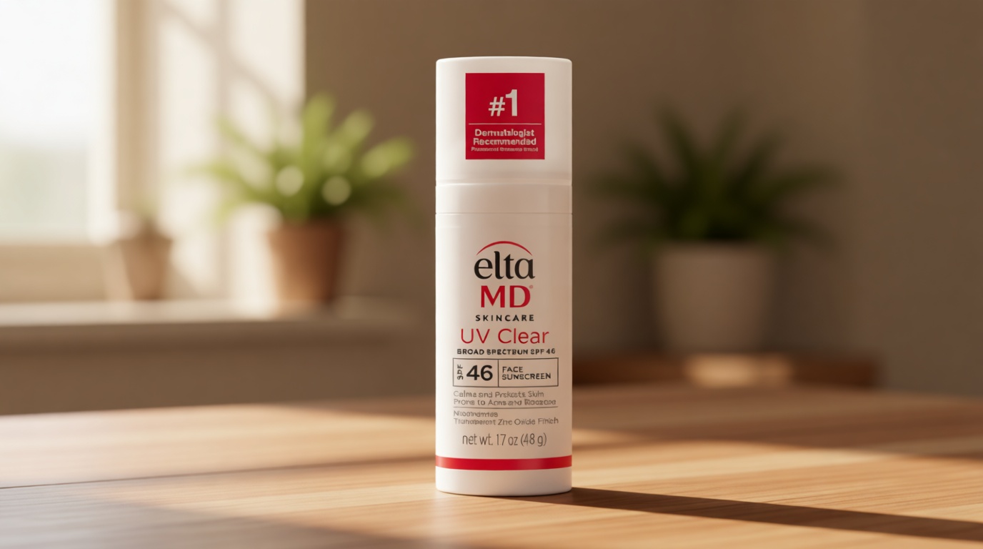 EltaMD UV Clear Face Sunscreen, Oil Free Sunscreen for Sensitive Skin with Zinc Oxide, Dermatologist Recommended