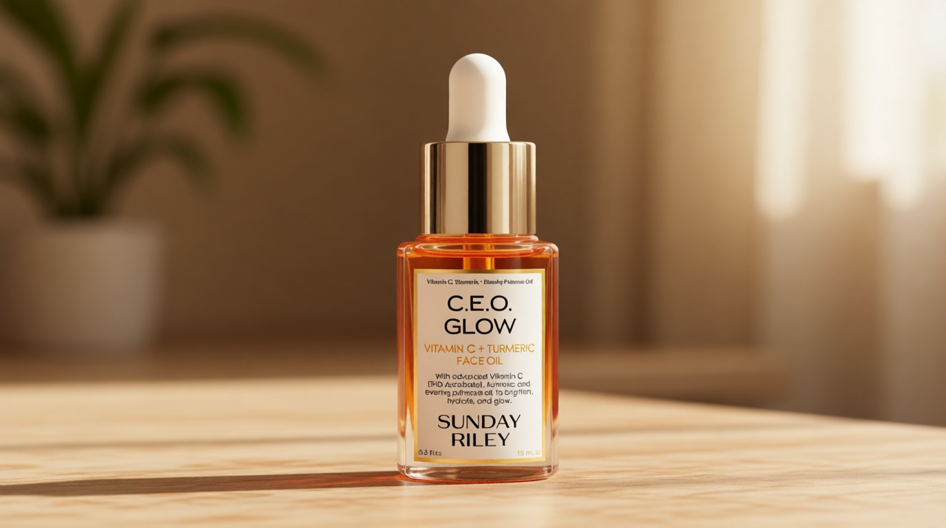 Sunday Riley C.E.O. Glow Vitamin C & Turmeric Face Oil ClimatePartner certified