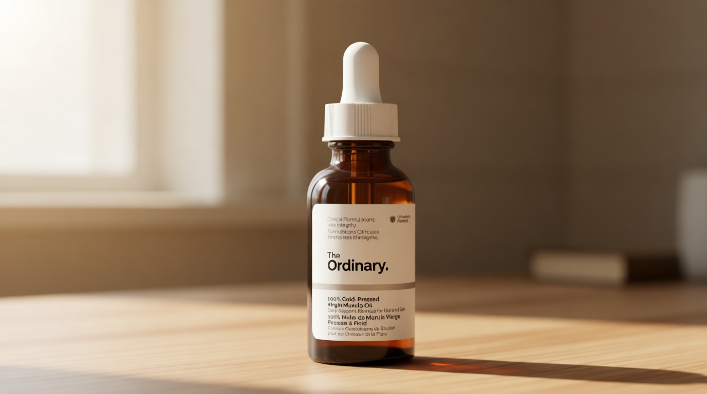The Ordinary 100% Cold-Pressed Virgin Marula Oil, Antioxidant-Rich, Unrefined Oil for Radiant Skin, 1 Fl Oz