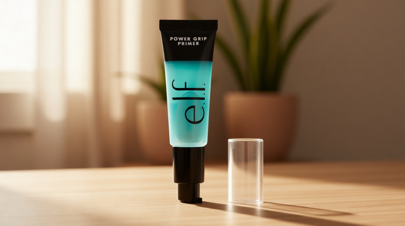 e.l.f. Power Grip Primer, Gel-Based & Hydrating Face Primer For Smoothing Skin & Gripping Makeup, Moisturizes & Primes, 0.811 Fl Oz (24 ml.)