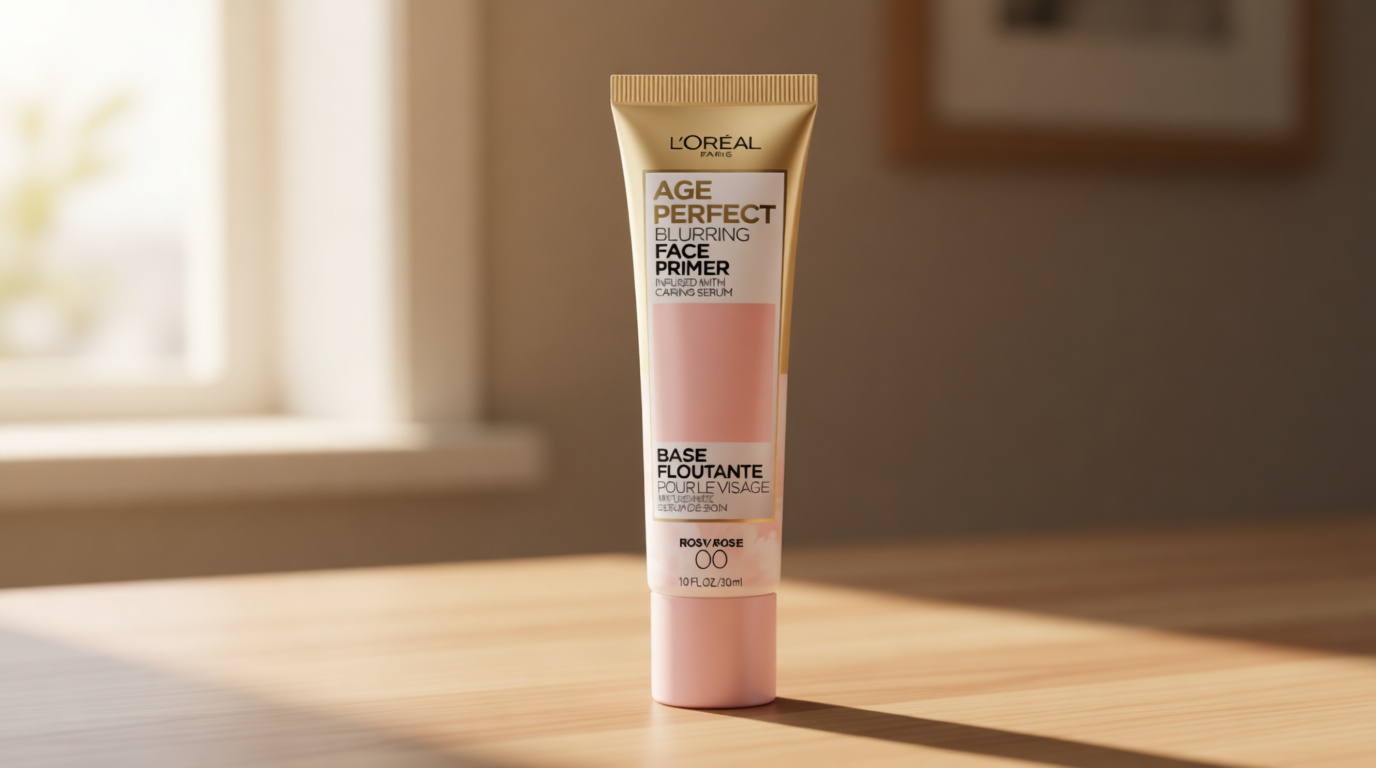 L'Oreal Paris Age Perfect Face Blurring Primer Infused with Caring Serum Smoothes Liners and Pores