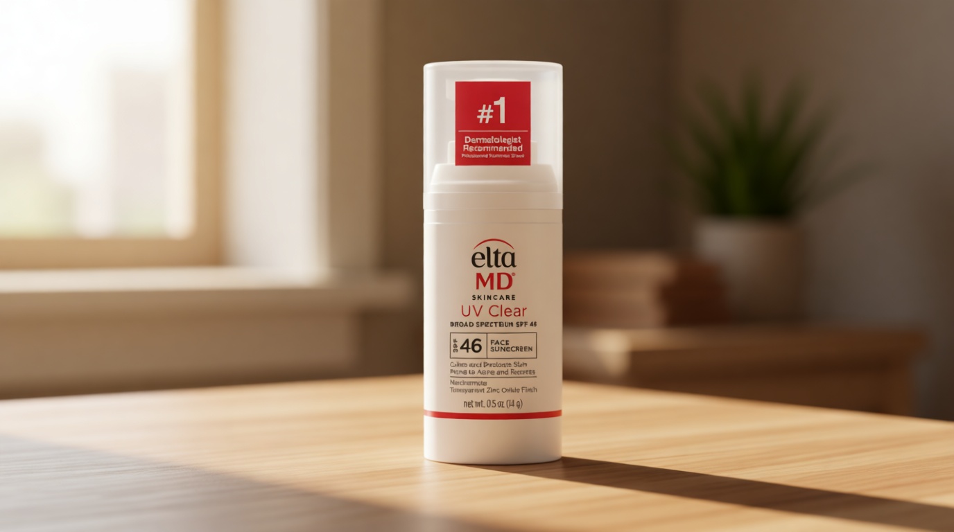 EltaMD UV Clear Face Sunscreen, Oil Free Sunscreen for Sensitive Skin with Zinc Oxide, Dermatologist Recommended