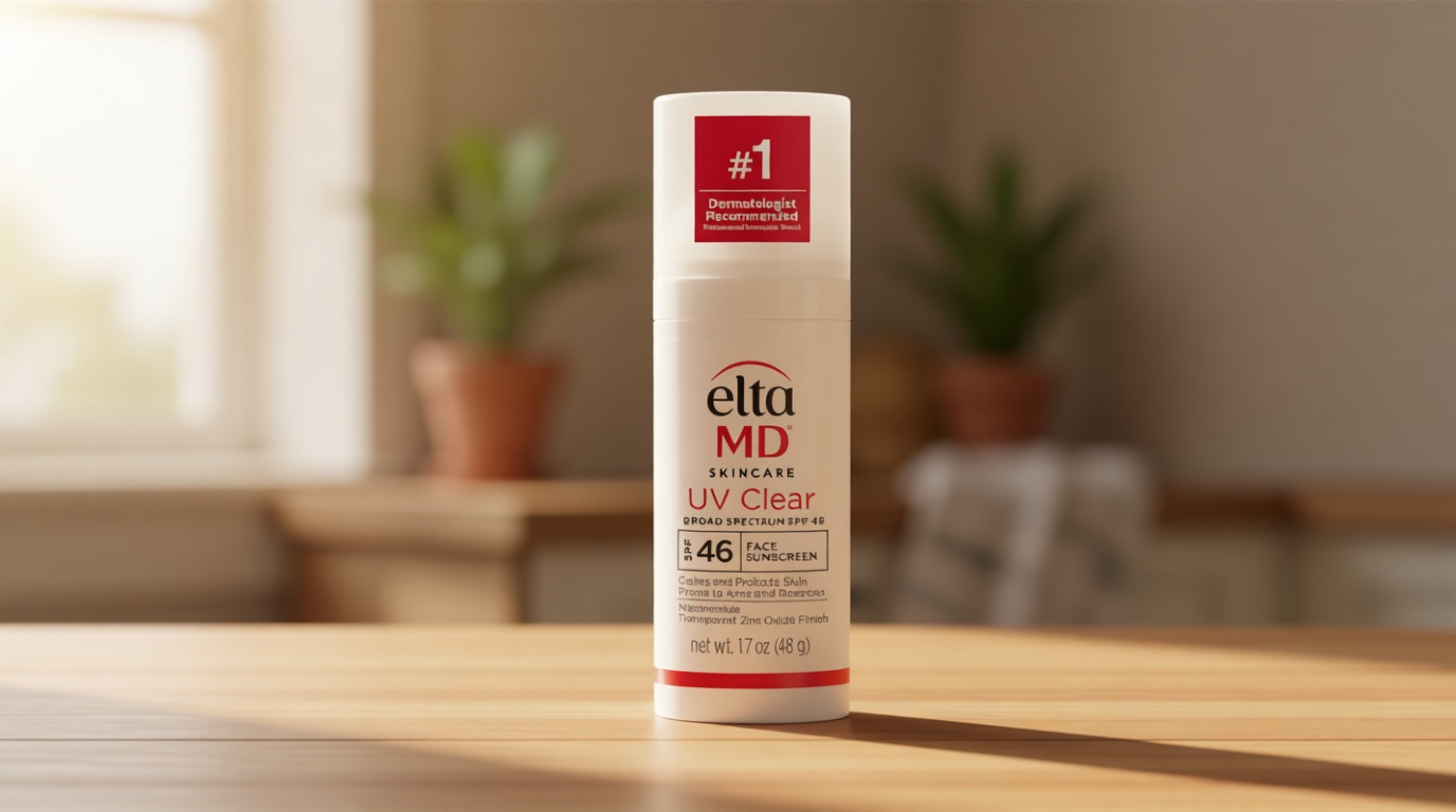 EltaMD UV Clear Face Sunscreen, Oil Free Sunscreen for Sensitive Skin with Zinc Oxide, Dermatologist Recommended