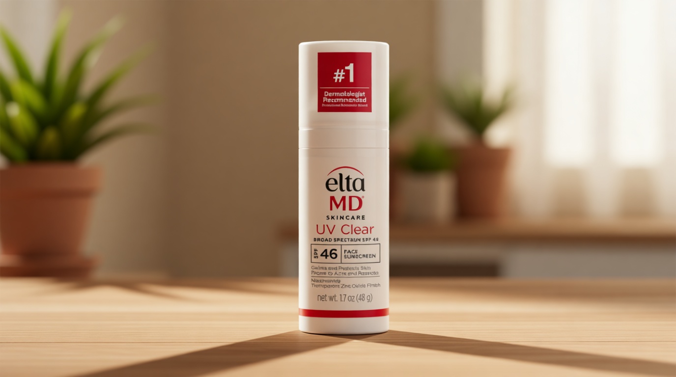 EltaMD UV Clear Face Sunscreen, Oil Free Sunscreen for Sensitive Skin with Zinc Oxide, Dermatologist Recommended