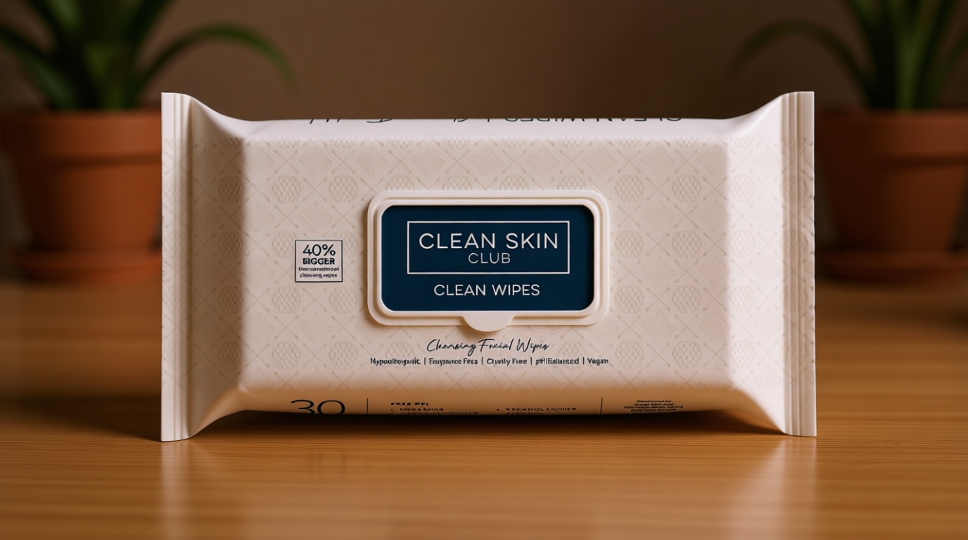 Clean Skin Club XL Premium Face Wipes, Extra Moist Makeup Removing Towelettes, Facial Cleansing Cloth, Fragrance Free, No Alcohol or Chemicals, (30 Ct, 1 Pack)