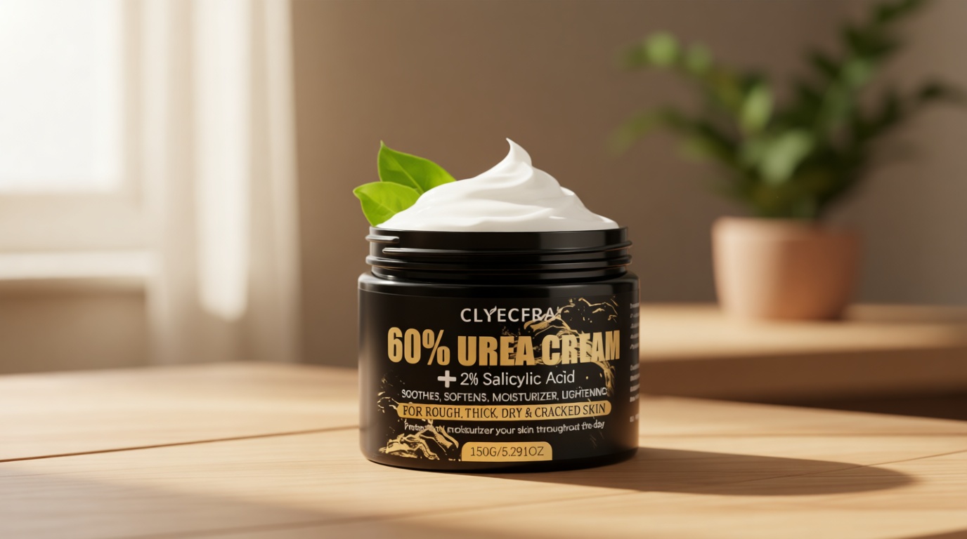 60% Urea Cream with 2% Salicylic Acid, Urea Cream 60 Percent for Feet & Hands- Maximum Strength Moisturizer for Rough, Dry, Thick & Cracked Skin, Callus Remover, Deep Hydration, 150g