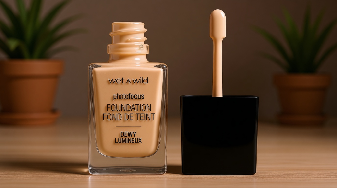 wet n wild Photo Focus Dewy Liquid Foundation Makeup, Buff Bisque