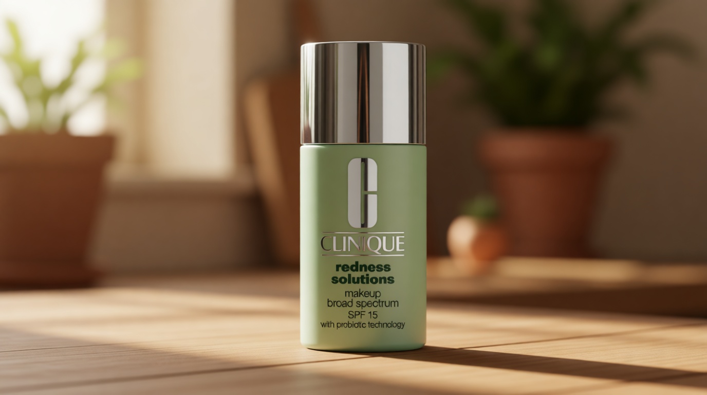 Clinique Redness Solutions Liquid Foundation Makeup Broad Spectrum SPF 15 With Probiotic Technology For Redness-Prone Skin| Medium Coverage + Natural Finish