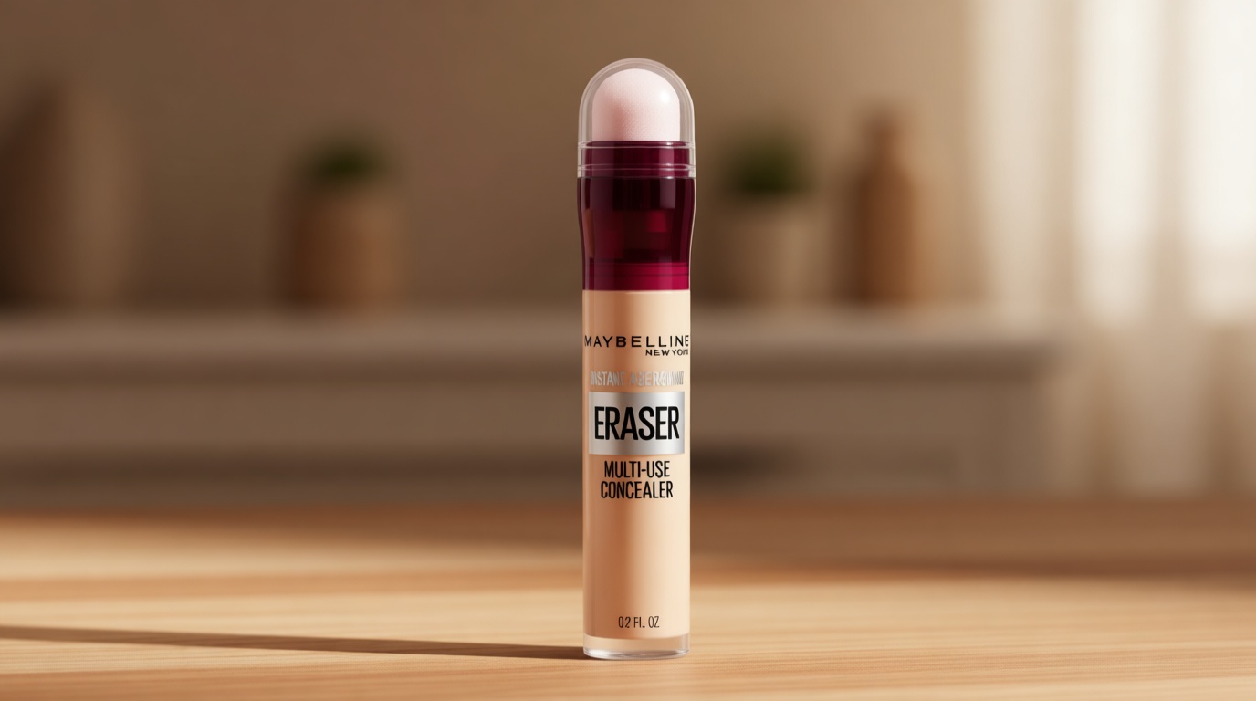 Maybelline Instant Age Rewind Eraser Dark Circles Treatment Multi-Use Concealer, 100, 1 Count (Packaging May Vary)