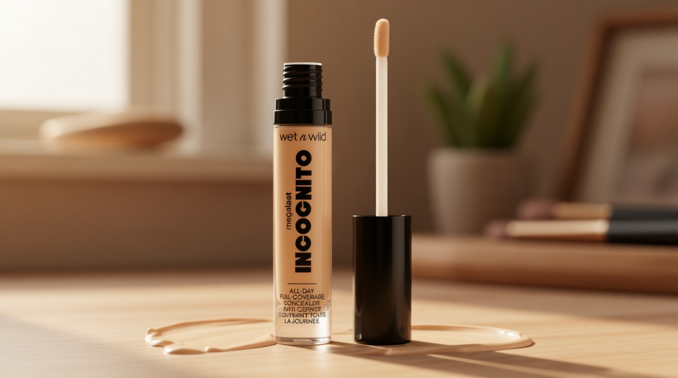 wet n wild Mega Last Incognito AllDay Full Coverage Concealer, Fair, 0.18 Ounce