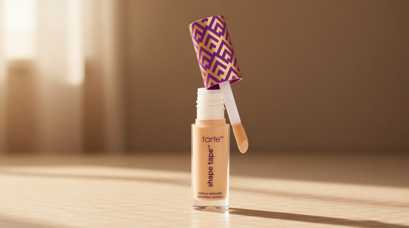 tarte shape tape concealer – Full-Coverage Creaseless Soft Matte Finish, Brightening Under-Eye & Face Makeup, 16hr Longwear, Vegan & Cruelty-Free