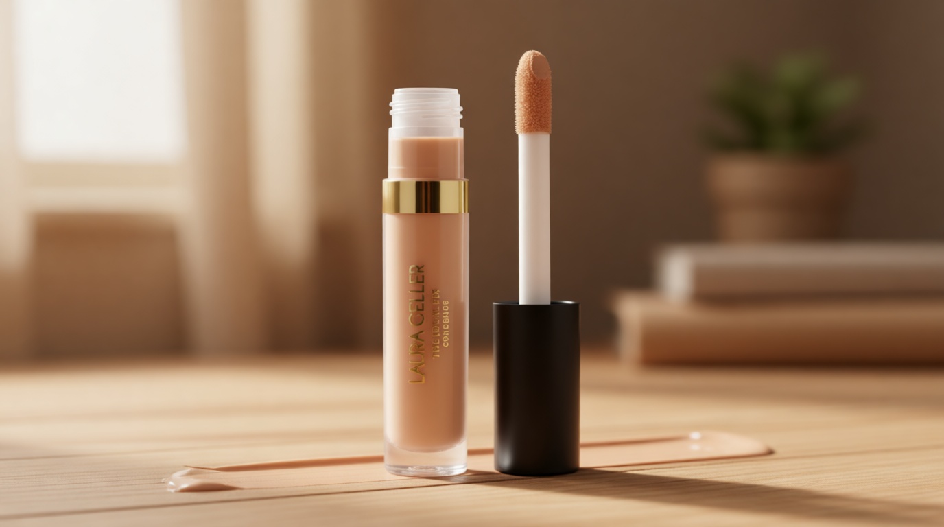LAURA GELLER NEW YORK Ideal Fix Under Eye Concealer for Mature Skin – 02 Fair - Full Coverage, Anti-Aging, Color Correcting – Covers Dark Circles & Blemishes – Hydrating, Crease-Free, Long-Lasting