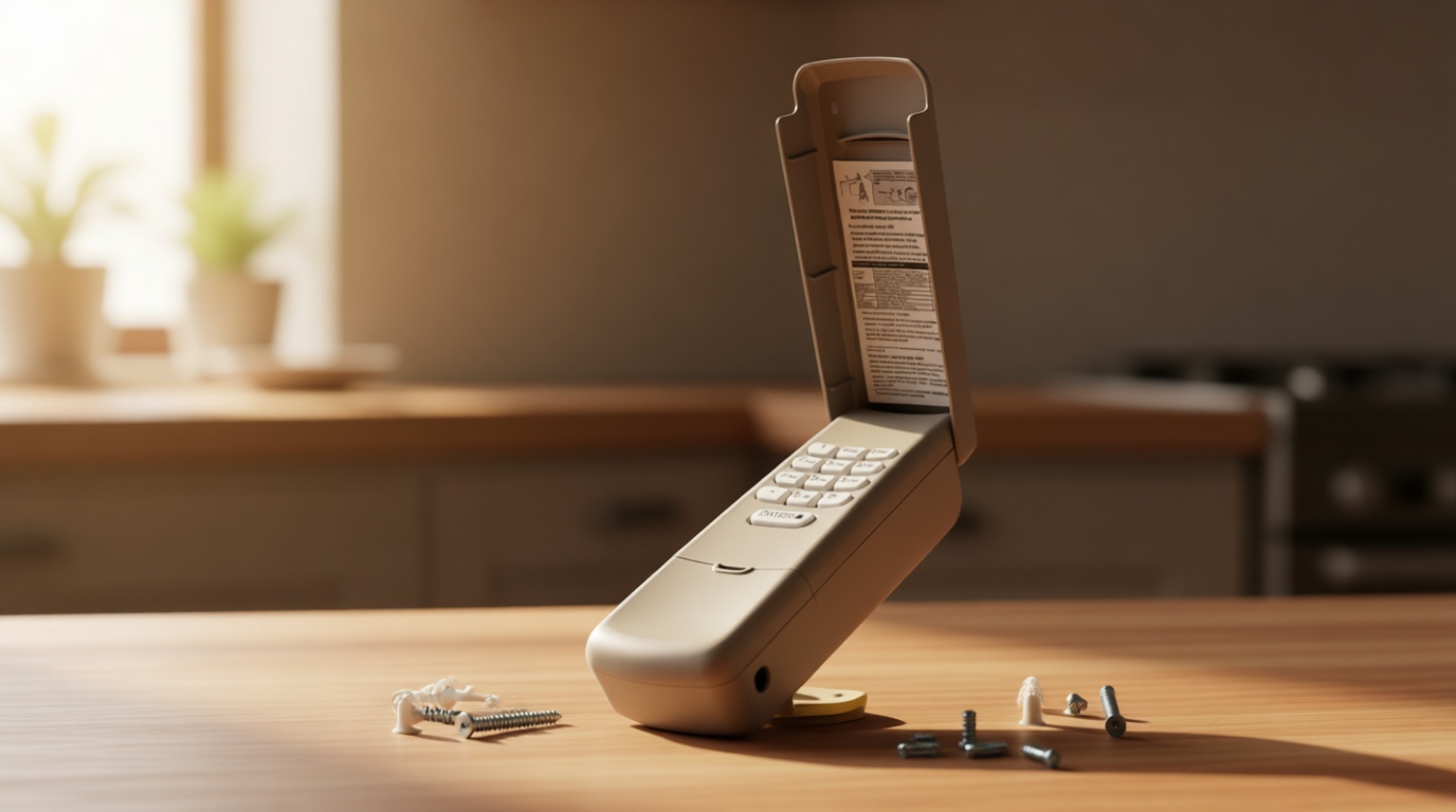 Universal Garage Door Opener Keypad for Liftmaster Chamberlain Craftsman Wayne Dalton Openers Produced Since 1993, Wireless Keypad Keyless Entry, Replaces 877/878MAX 377/977/877/66LM, Safe Security