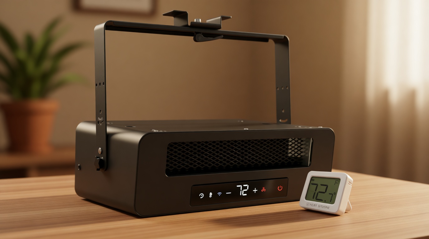 Heat Storm HS-6000-GC Heater, Gray, 7"D x 18"W x 13"H