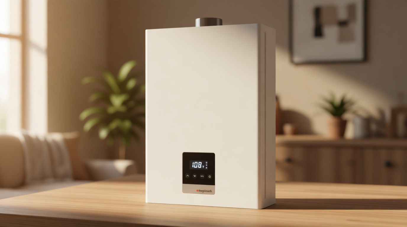 ORBEK Natural Gas Tankless Water Heater - Max 4.3 GPM 100,000 BTU Indoor Installation - CSA Certified On-Demand Instant Hot Water Heater 3/4" NPT Connector Size