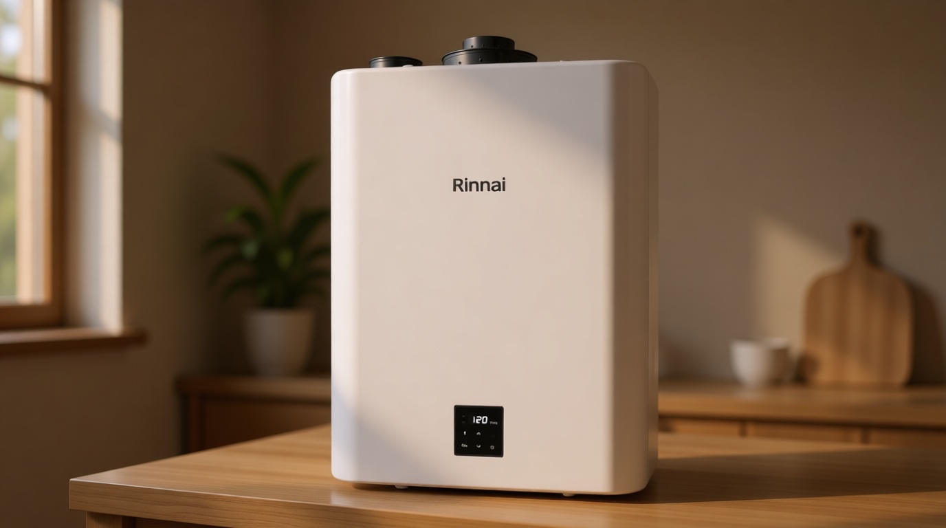 NEW Rinnai RX199iN Condensing Smart Sense Natural Gas or Propane Tankless Water Heater, Indoor or Outdoor Water Heater, Up to 11.1 GPM, 199,000 BTU