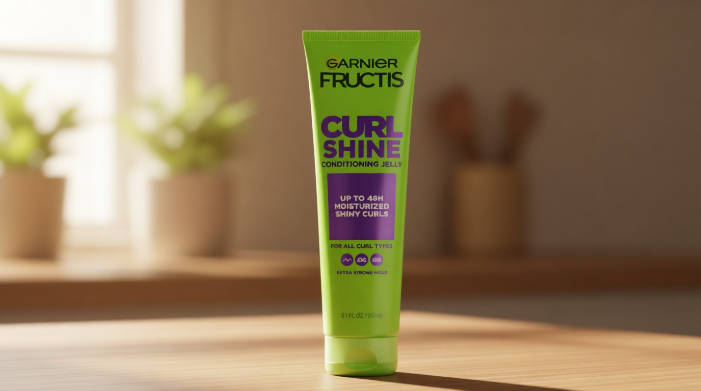 Garnier Fructis Style Curl Sculpt Conditioning Cream Gel for Bounce & Moisture, 5.1 Fl Oz, 1 Count (Packaging May Vary)