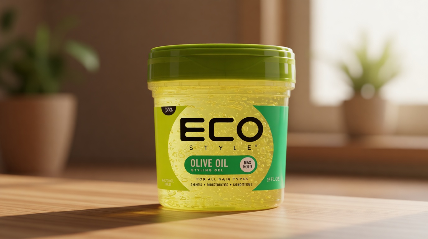 Eco Style Gel Olive Oil Styling - Adds Shine and Tames Split Ends - Delivers Moisture to Scalp - Nourishes And Repairs - Provides Weightless and Superior Hold - Ideal for all Hair - 8 oz