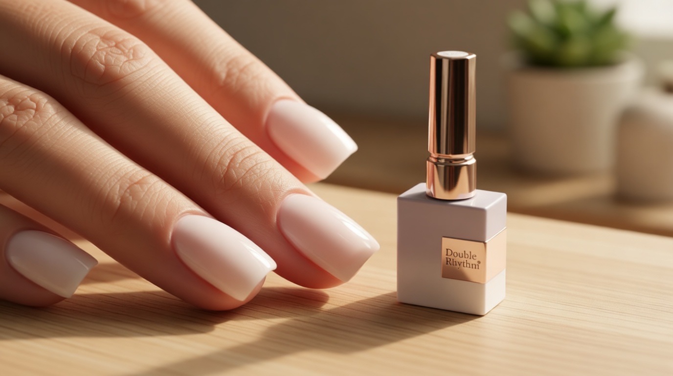 Double Rhythm 15ML Gel Nail Polish Pure Sheer Same Color Same Bottle Soak Off Gel Polish Art Manicure Salon DIY at Home for Women (Milky White-A1075)