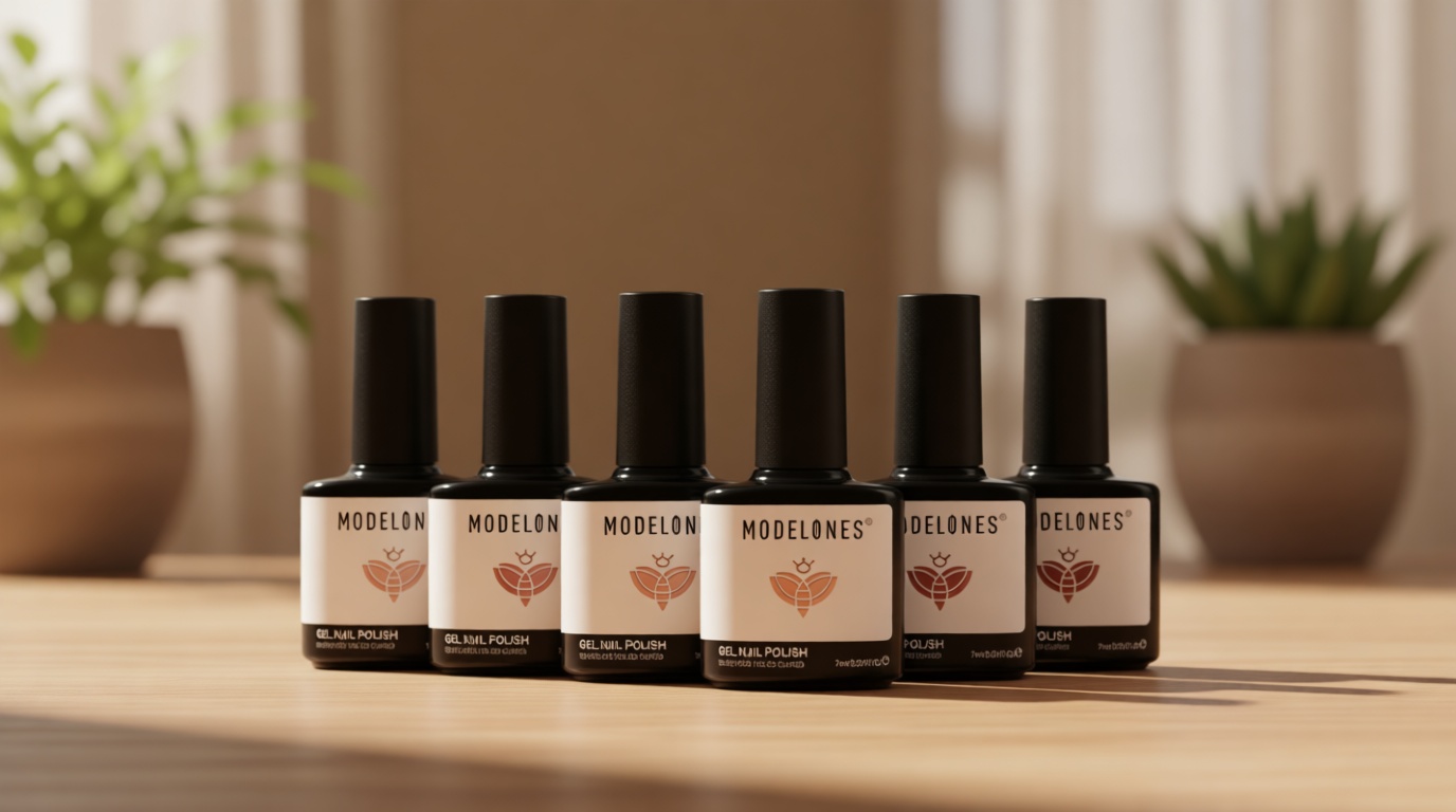 modelones Gel Nail Polish Kit -6 Colors Nude Pink Milky White Spring Gel Polish Set Skin Tones Neutral Brown Soak Off Gel Nail Kit Manicure DIY Nail Art Salon Home Gift