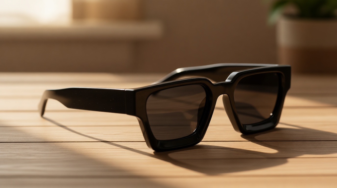 GFUIARA Trendy Square Sunglasses for Men Women Fashion Thick Rectangle Sun Glasses UV Protection Shades Designer Style