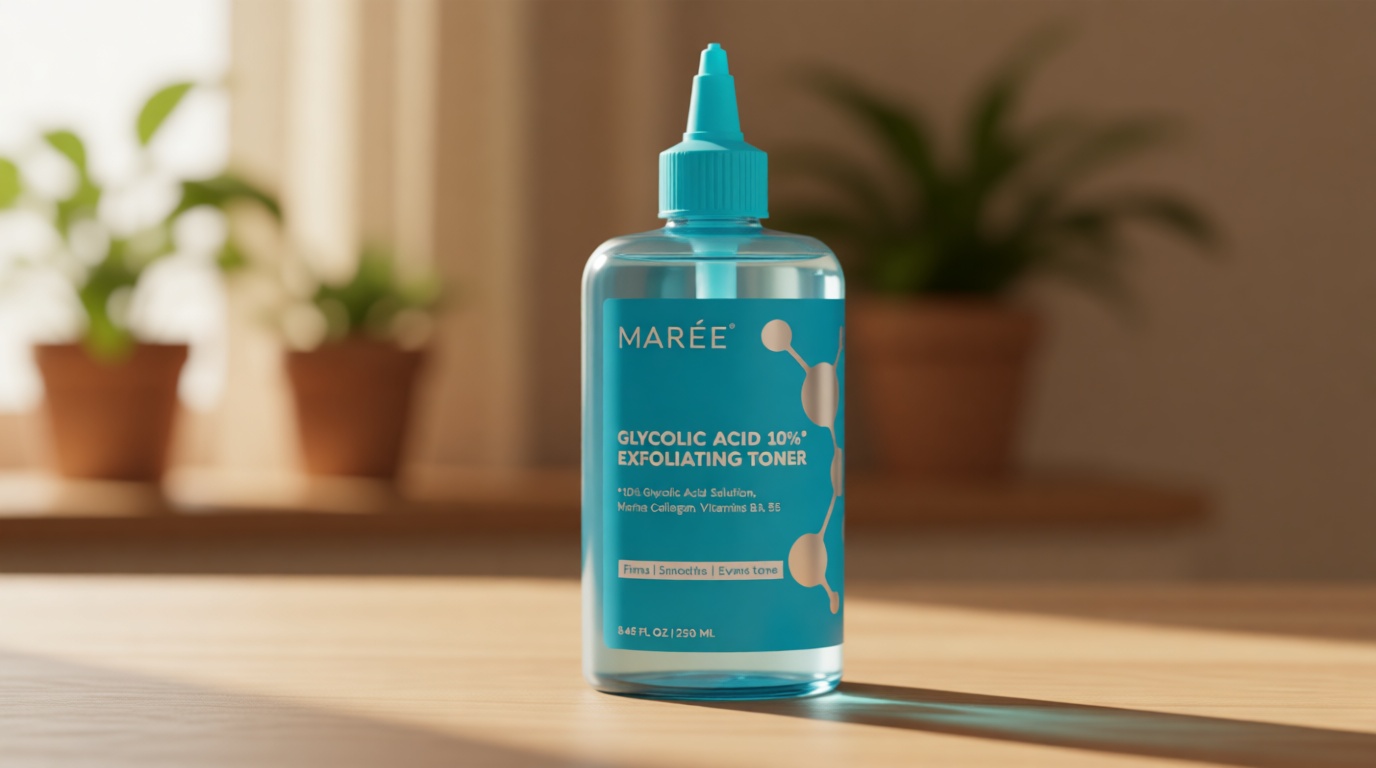 MAREE Toner Glycolic Acid Exfoliating Toner for Face Acido Glicolico para Manchas