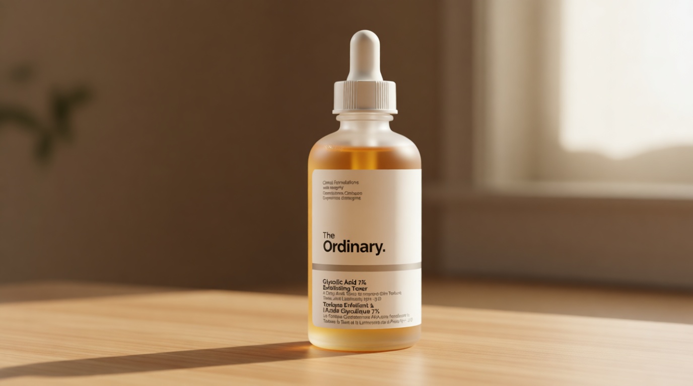 The Ordinary Glycolic Acid 7% Exfoliating Toner, Brightening and Smoothing Daily Toner for More Even-Looking Skin Tone