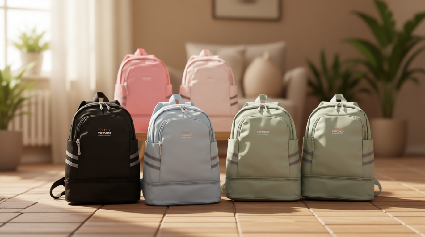 coofay Gym Backpack For Women Waterproof Sports Backpack With Shoe Compartment Lightweight Travel Backpacks Small Gym Bag Dance Volleyball Backpacks