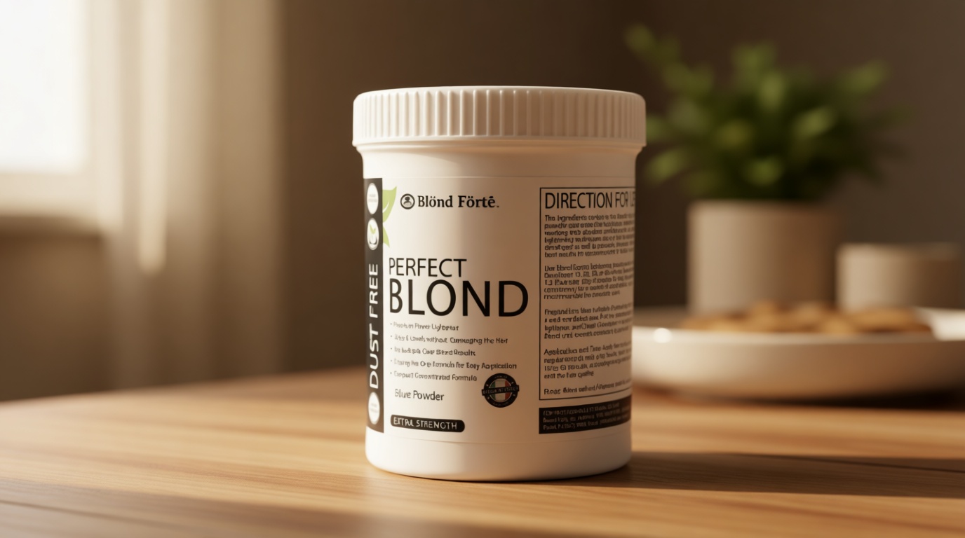 1.1 Pound Tub (17.6 Ounce) Perfect Blond Extra Strength Professional Hair Dye Toner Lightener Bleach - Made in Italy