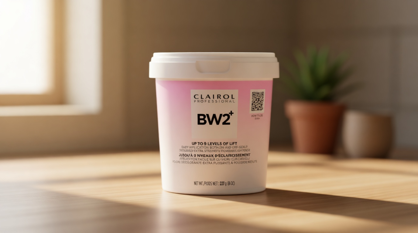 Clairol Professional BW2+ Extra Strength Powder Lightener, Up to 9 Levels of Lift for Hair Highlights & Lightening