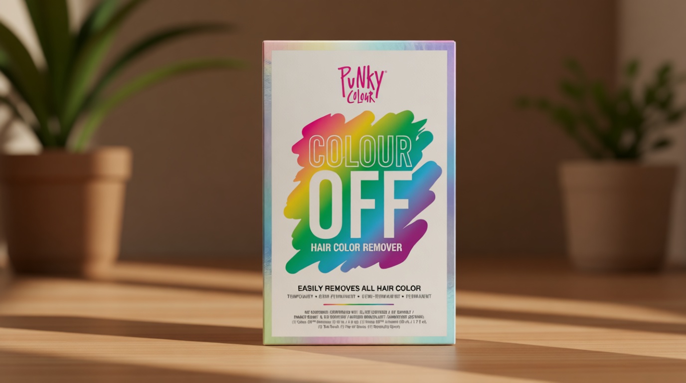 Punky Colour Off Hair Color Remover – Hair Dye Remover, Easily Removes Temporary, Permanent & Semi Permanent Dye, Ammonia Free, Bleach Kit