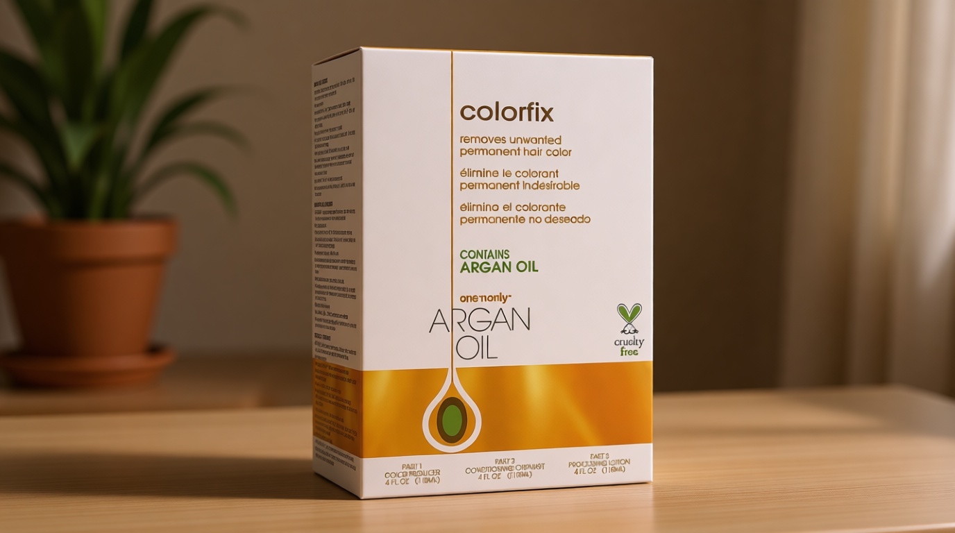 One 'n Only Colorfix Hair Color Remover Kit - Professional Hair Dye Remover With Argan Oil - Provides Targeted Color Correction for All Types - Cruelty Free Formula (1 Kit)