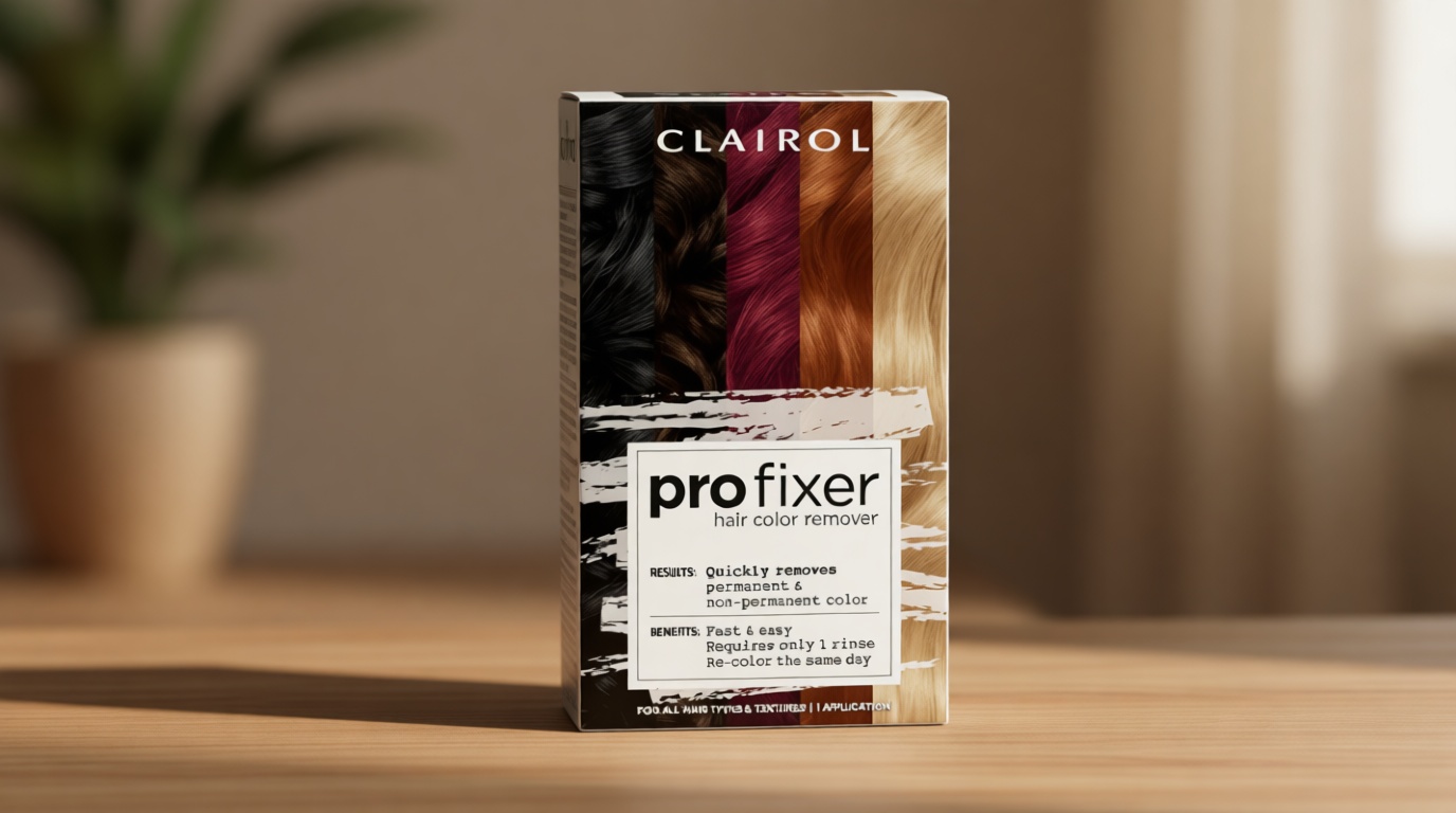 Clairol Pro Fixer Hair Color Remover Kit | Remove Permanent and Non-Permanent Color | Quick and Easy With Only 1 Rinse