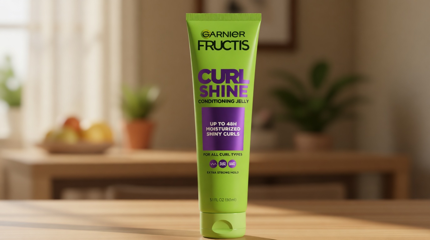 Garnier Fructis Style Curl Sculpt Conditioning Cream Gel for Bounce & Moisture, 5.1 Fl Oz, 1 Count (Packaging May Vary)