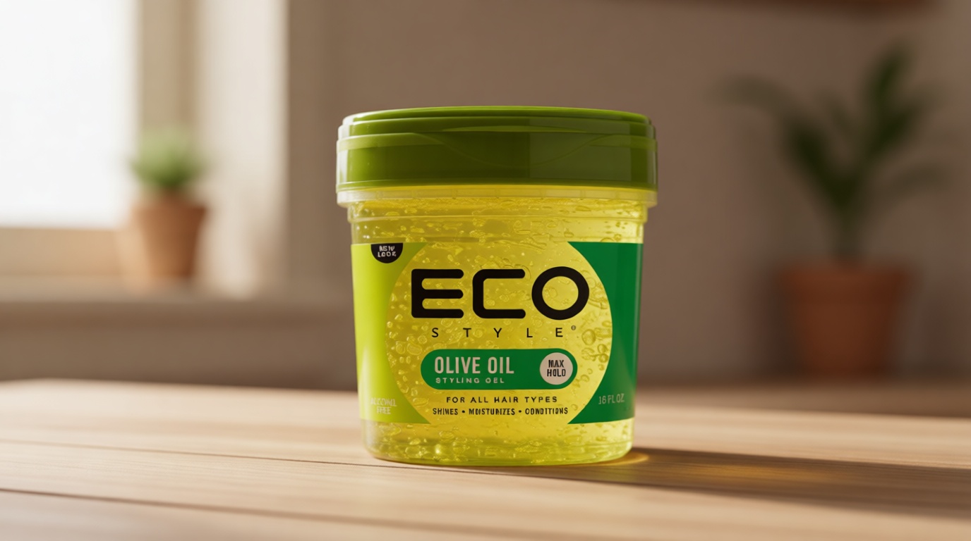 Eco Style Gel Olive Oil Styling - Adds Shine and Tames Split Ends - Delivers Moisture to Scalp - Nourishes And Repairs - Provides Weightless and Superior Hold - Ideal for all Hair - 8 oz