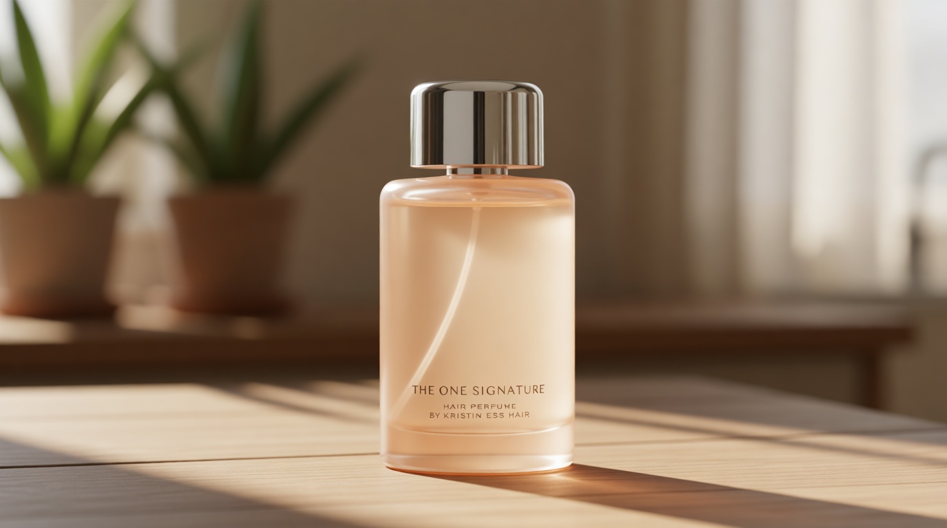 Kristin Ess One Signature Hair Perfume for Women - Long Lasting Hair Fragrance Spray, Pear Sandalwood Magnolia Scent, Deodorizing Hair Mist, Refreshing Body & Hair Spray, 8HR Scent