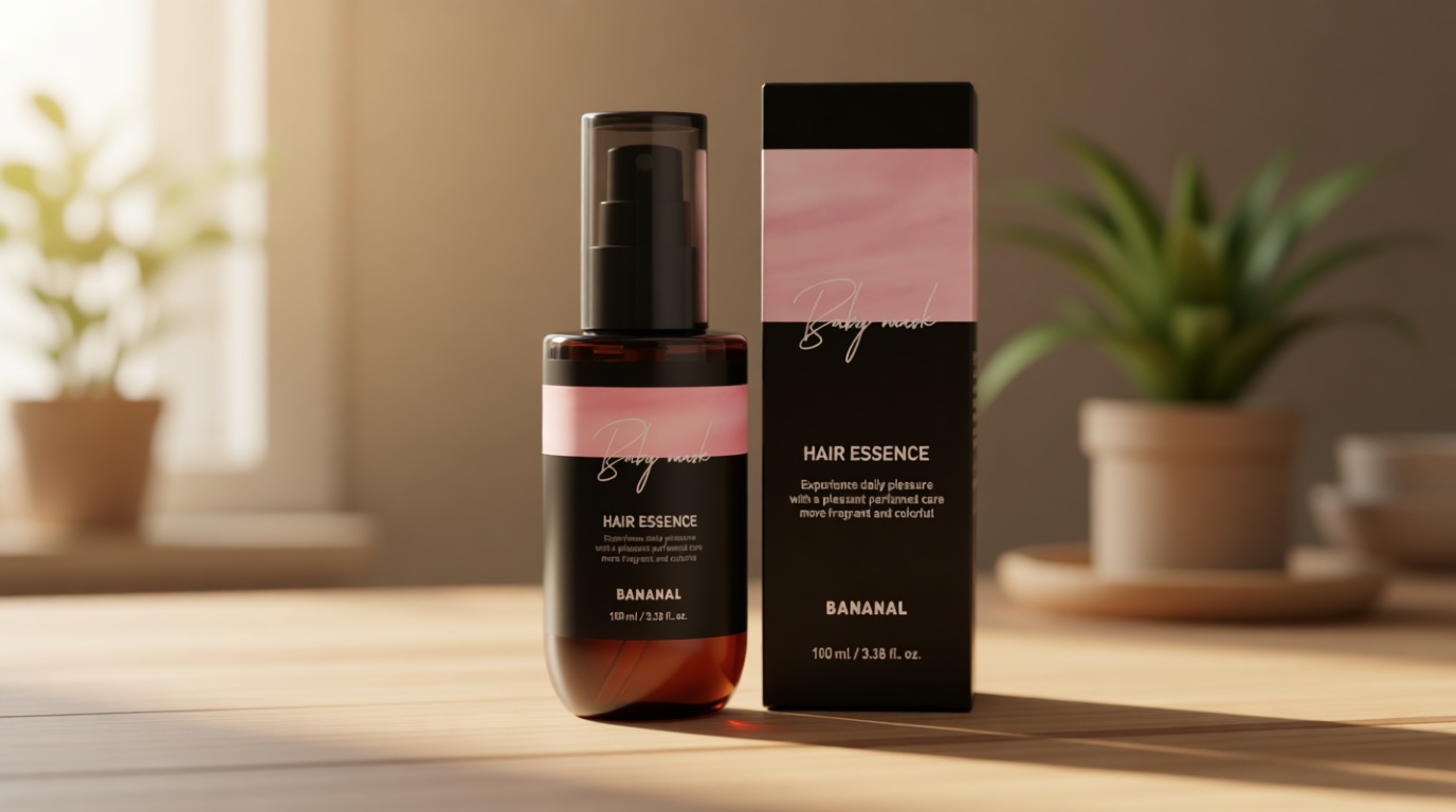 2-in-1 Korean Hair Perfume Oil & Serum with Moroccan Argan Oil & 12 Amino Acids for Dry, Damaged, Glass Hair Shine & Frizz-Control – Paraben & Alcohol-Free – Baby Musk, 100ml / 3.38 fl oz [Amazon-developed Certification] Compact by Design