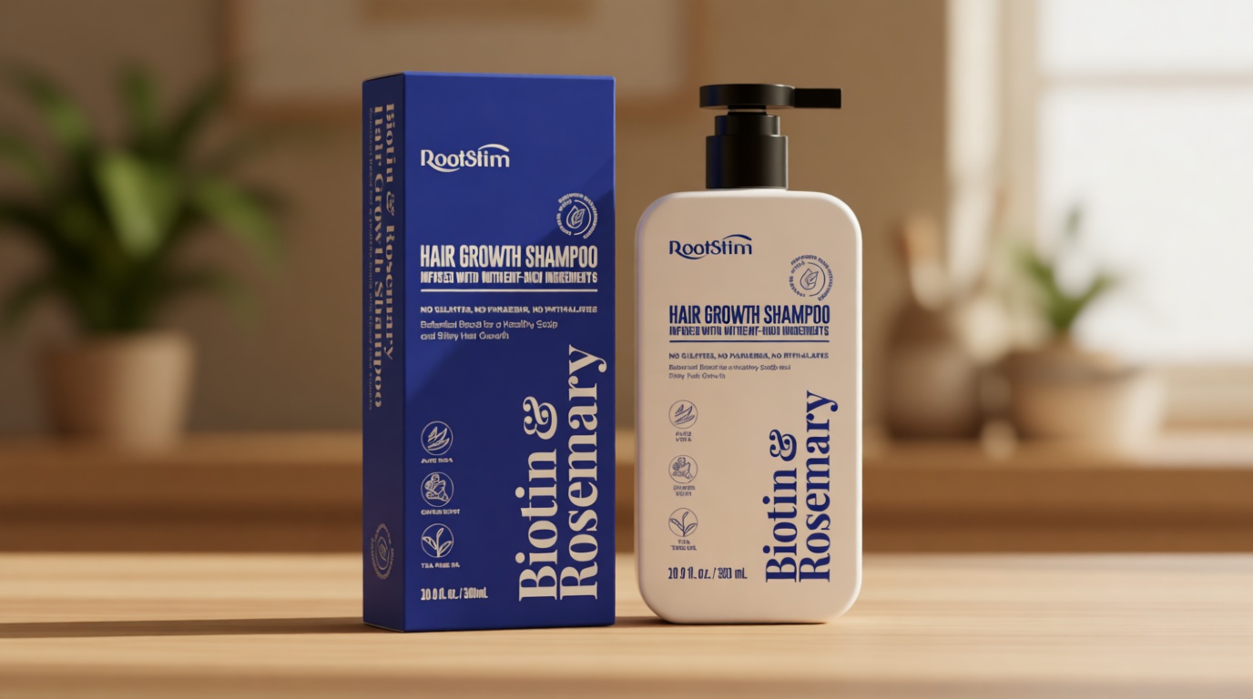 Biotin & Rosemary Shampoo for Hair Growth: Hair Loss Shampoo for Thinning Hair Infused with Natural Nutrient Rich Ingredients for Hair thickening Sulfate Free 10 fl oz