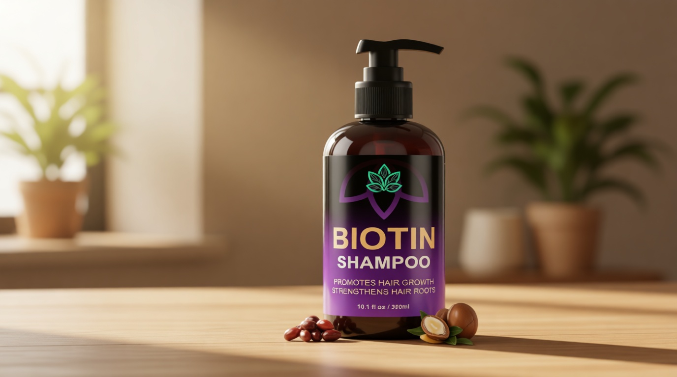 Biotin Hair Growth & Thickening Shampoo with Root Activator, Hair Loss Shampoo for Men And Women, Strengthen Roots, Control Oil & Thicken Thin Hair, Sulfate-Free, for All Hair Types, 10.1 Fl Oz-Fresh