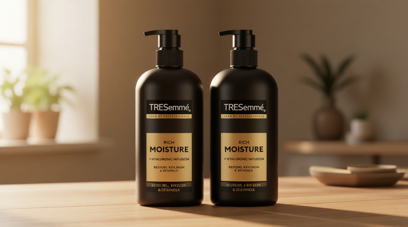 TRESemmé Rich Moisture Shampoo and Conditioner 2 Count Rich Moisture for Dry Hair Formulated With Vitamin E and Biotin 28 oz