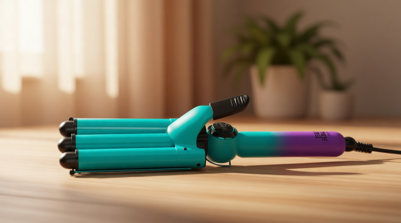Bed Head Wave Affair Jumbo 3 Barrel Hair Waver | Quick Styling, Serious Hold, & Less Heat Damage | Heat Protectant Glove Included for Easy, Custom Styling