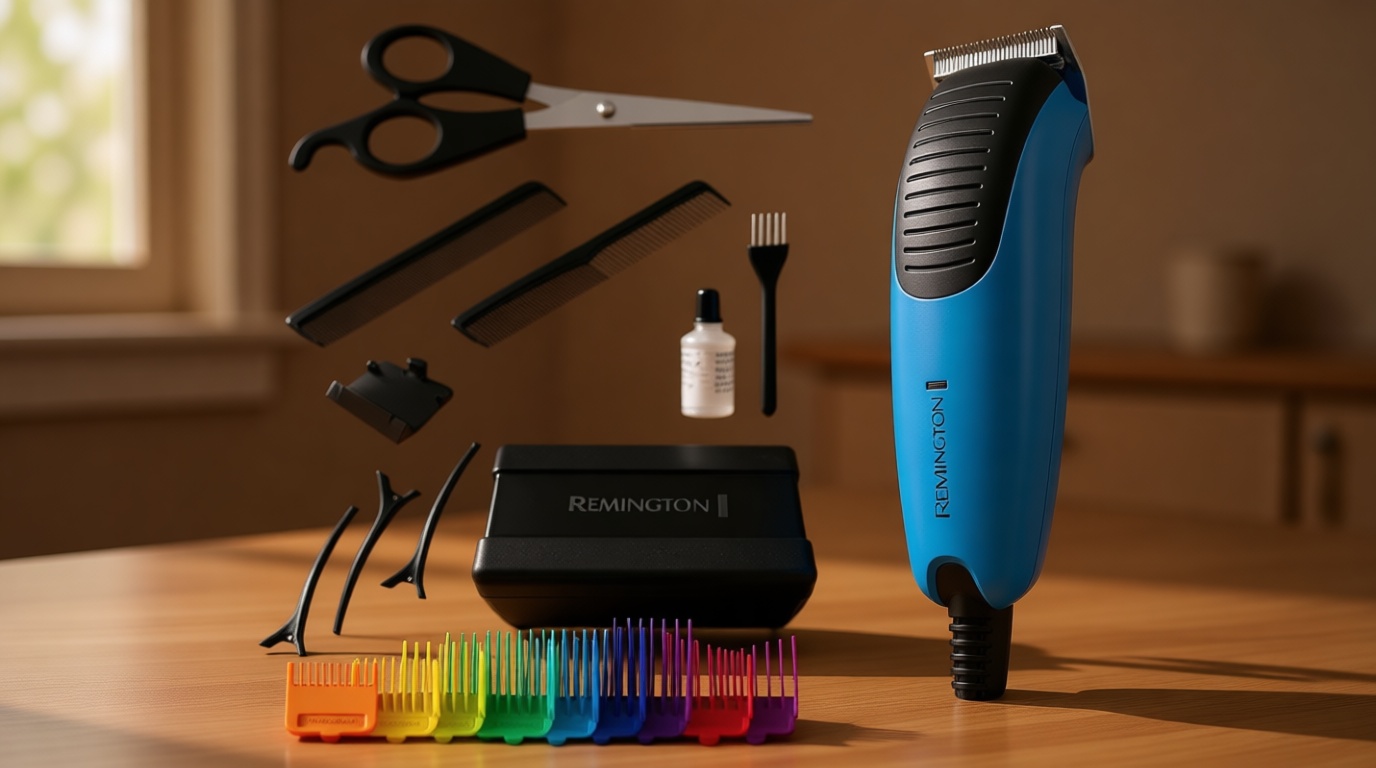 Remington Kids Haircut Kit With Color Combs, 1count
