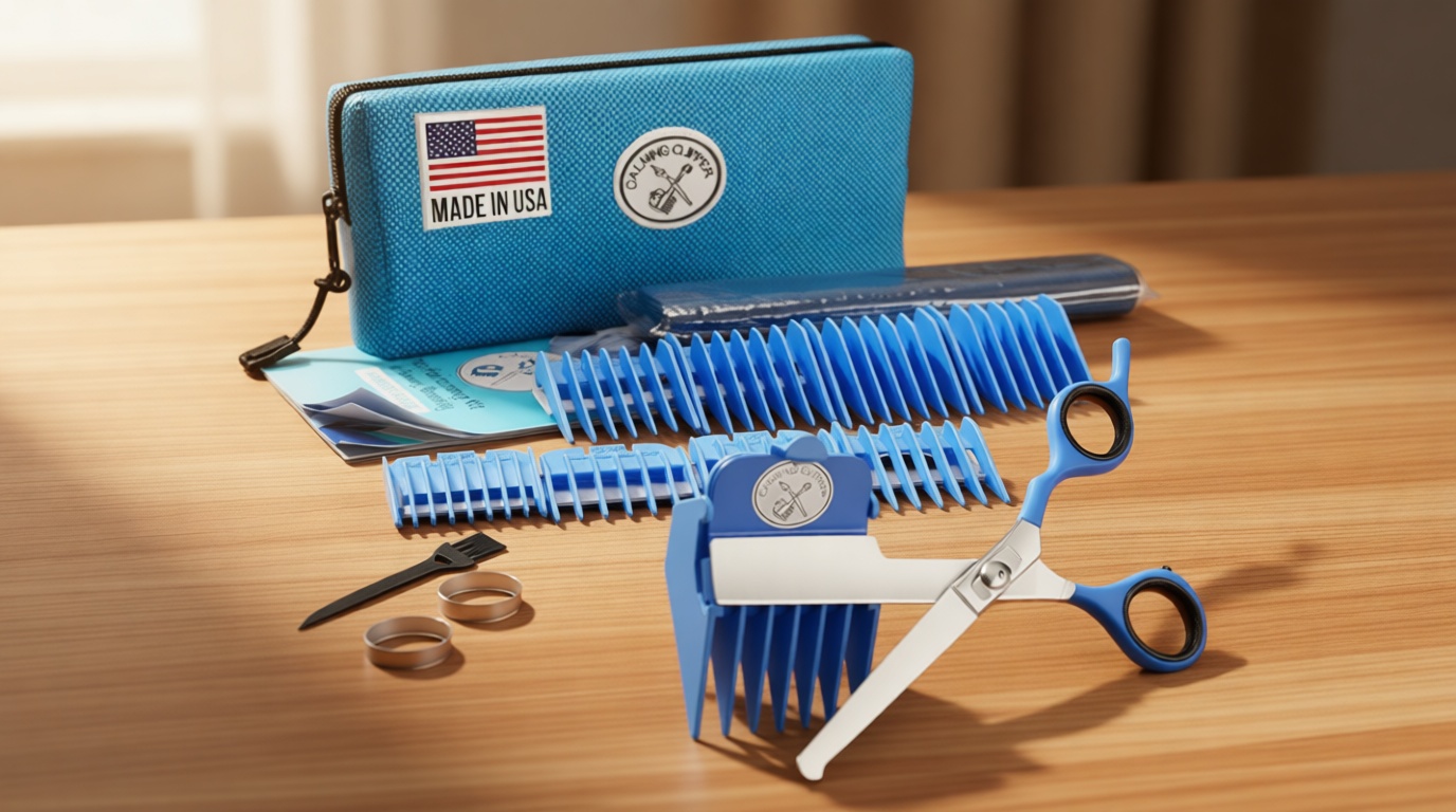 Calming Clipper, The Silent Haircutting Kit for Children with Autism and Sensory Sensitivity, Right-Handed