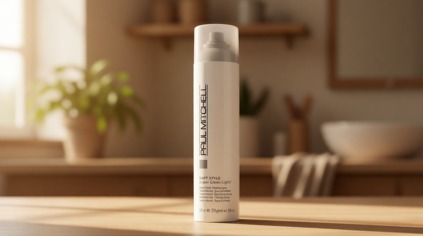 Paul Mitchell Super Clean Light Hairspray, Fast Drying, Soft Hold + Natural Finish, For Fine Hair, 9.5 oz