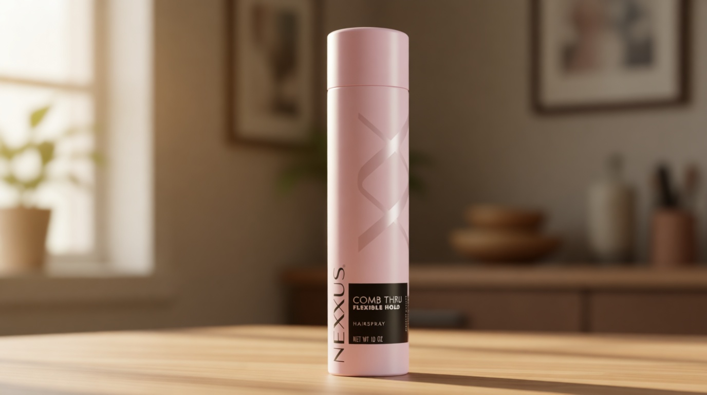 Nexxus Styling Spray Comb Thru Finish Flexible Hold Hairspray Powered by STYLEPROTECT Technology 10 oz