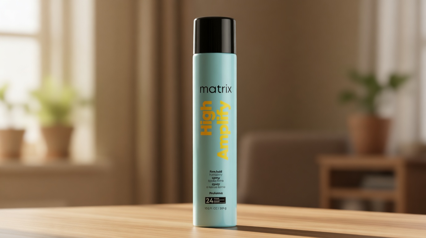 Matrix High Amplify ProForma Firm Hold Hairspray - Adds Intense Volume & Shine, For Fine Hair, Silicone-Free and Vegan, 24 Hour Humidity Resistance, Fast Drying, For All Hair Types