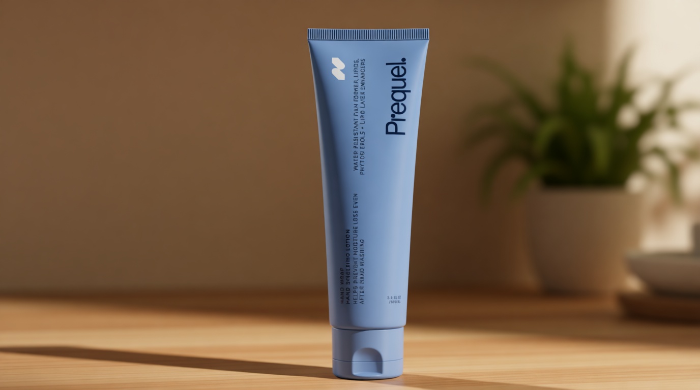 Prequel Skin Hand Wrap, Hand Cream for Dry Cracked Hands. Deep Nourishing Moisturizing Formula. Non-Greasy Balm for Women and Men. Unscented Skincare with Moisture Lock Formula. 3.4oz